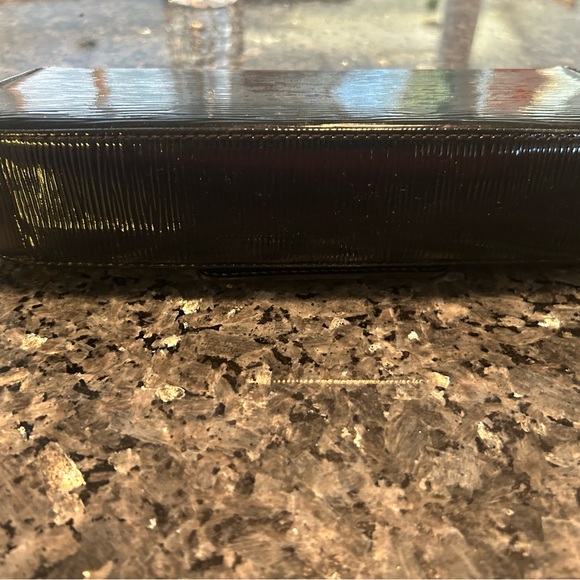 Louis Vuitton Black and Silver Logo Clutch - Picture 6 of 8